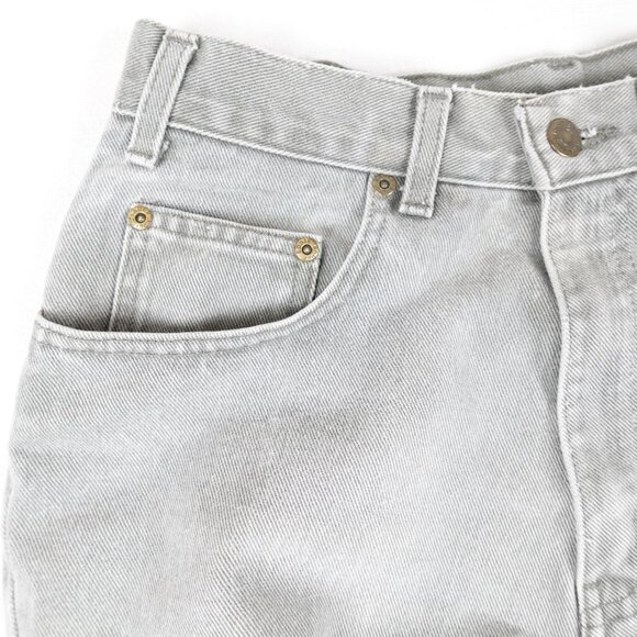 Vintage 90s USA Eddie Bauer Jeans Men's 30x31 Tapered Leg 100% Cotton - Picture 6 of 11